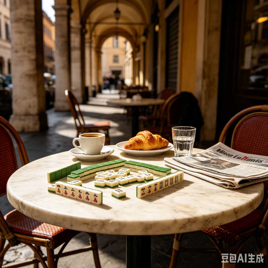 space saving mahjong game set